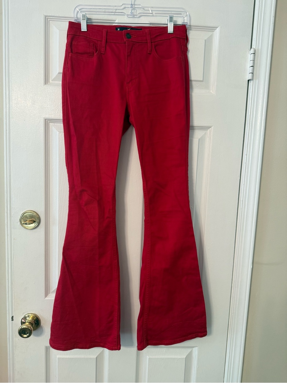Hollister Vibrant Red Flare Jeans